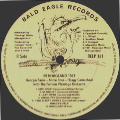 Georgie Fame, Annie Ross, Hoagy Carmichael : In Hoagland 1981 (LP, Album)