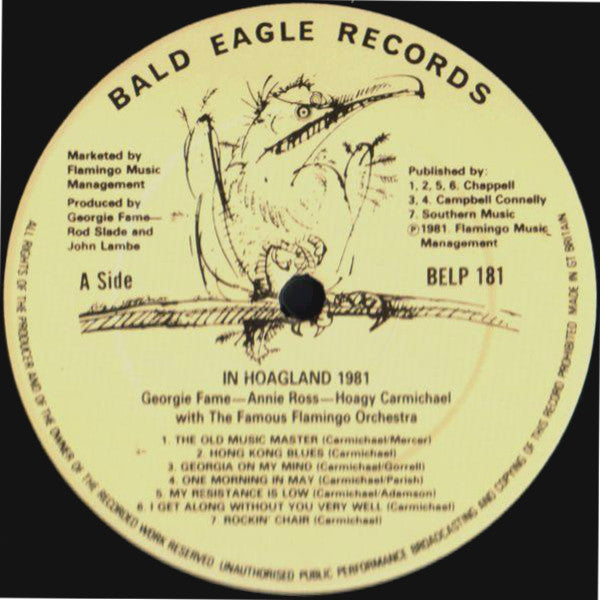 Georgie Fame, Annie Ross, Hoagy Carmichael : In Hoagland 1981 (LP, Album)