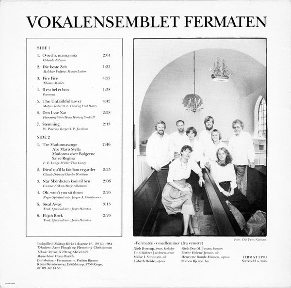 Fermaten : Kormusik For Dobbeltkvartet (LP, Album)