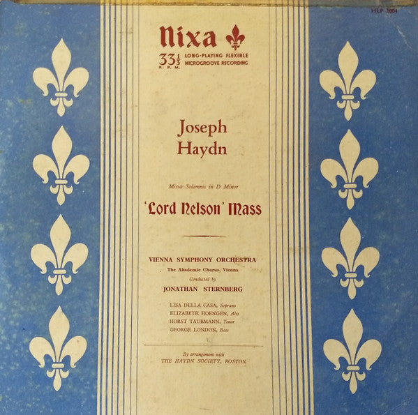 Joseph Haydn, Jonathan Sternberg, Wiener Akademie Kammerchor : Missa Solemnis In D Minor "Lord Nelson" Mass (LP)