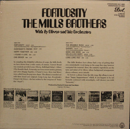 The Mills Brothers with Sy Oliver And His Orchestra : Fortuosity (LP, Album)