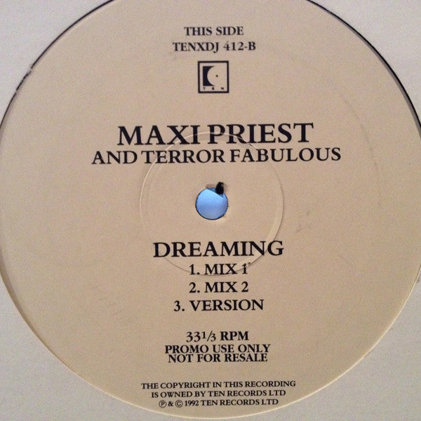 Maxi Priest : Groovin' In The Midnight (12", Promo)