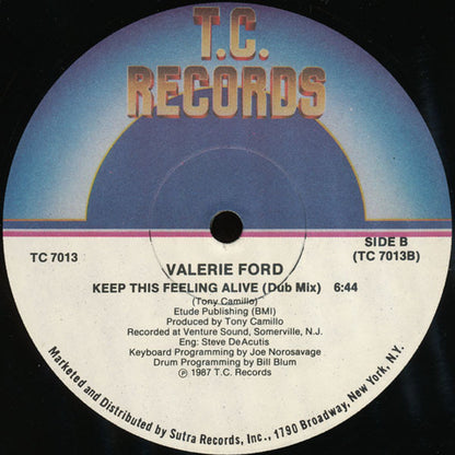 Valerie Ford : Keep This Feeling Alive (12", Single)