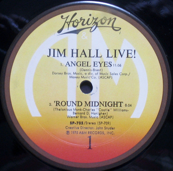 Jim Hall : Jim Hall Live! (LP, Album, Ter)