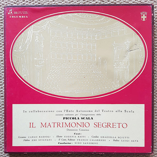 Domenico Cimarosa : Il Matrimonio Segreto (3xLP, Mono + Box)