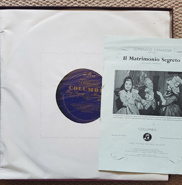 Domenico Cimarosa : Il Matrimonio Segreto (3xLP, Mono + Box)