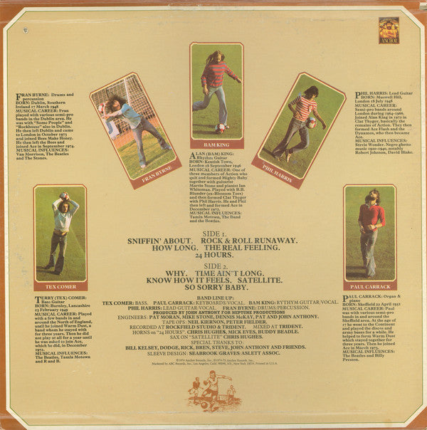 Ace (7) : Five-A-Side (LP, Album, San)