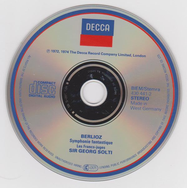 Hector Berlioz : Symphonie Fantastique / Les Francs-juges (CD)