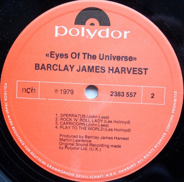Barclay James Harvest : Eyes Of The Universe (LP, Album)