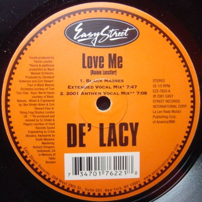 De'Lacy : Love Me (12")