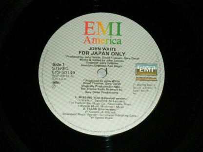 John Waite : For Japan Only (12", EP)