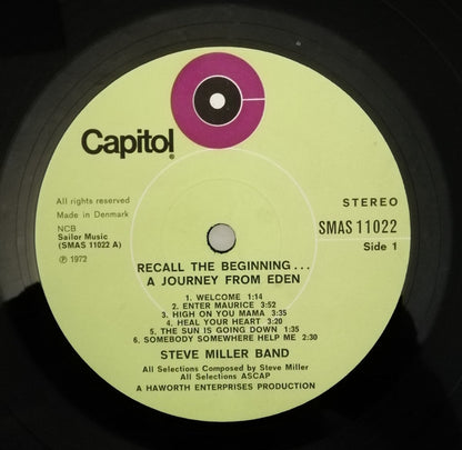 Steve Miller Band : Recall The Beginning...A Journey From Eden (LP, Album)