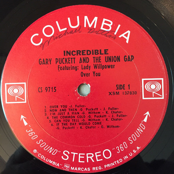 Gary Puckett & The Union Gap : Incredible (LP, Album, Pit)