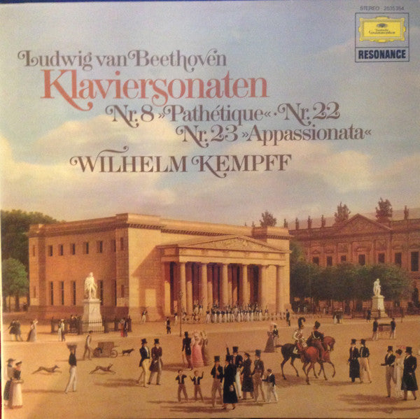 Wilhelm Kempff - Ludwig van Beethoven : Klaviersonaten Nr.8 Pathétique / Nr.22 / Nr.23 Appassionata (LP, Album)