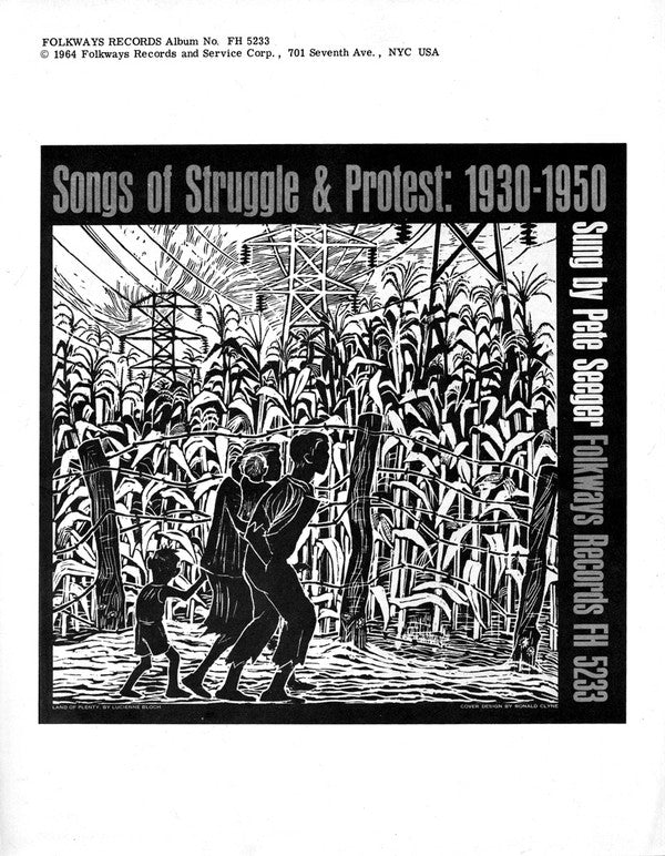 Pete Seeger : Songs Of Struggle & Protest: 1930-1950 (LP, Comp)