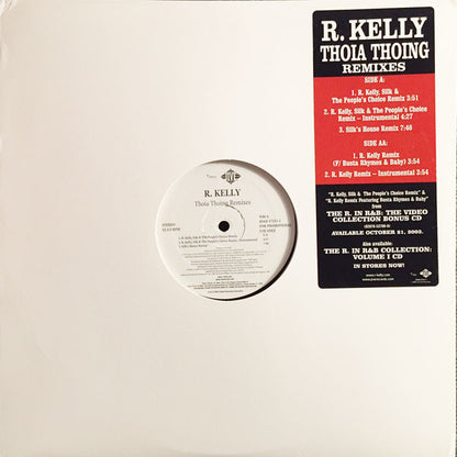 R. Kelly : Thoia Thong (Remixes) (12", Promo)
