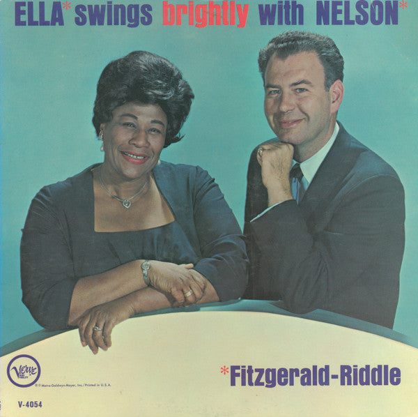 Ella Fitzgerald - Nelson Riddle : Ella Swings Brightly With Nelson (LP, Album, Mono, MGM)