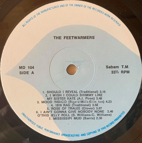 The Feetwarmers (2) : The Feetwarmers (LP, Album)