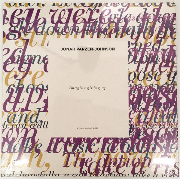 Jonah Parzen-Johnson : Imagine Giving Up (LP, Album)