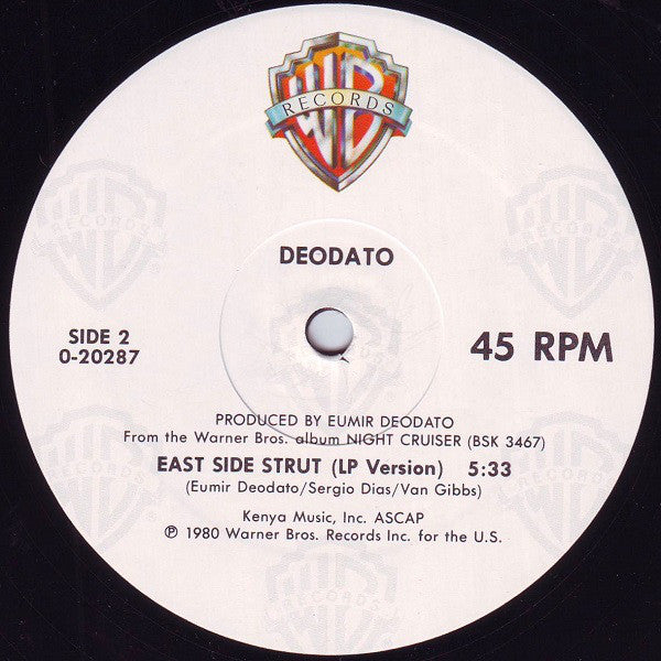 Eumir Deodato : S.O.S. Fire In The Sky (12", Maxi, All)