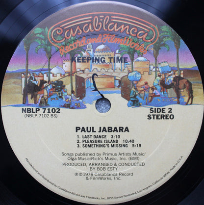 Paul Jabara : Keeping Time (LP, Album, Ter)