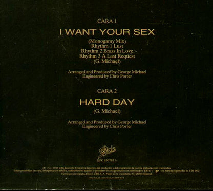 George Michael : I Want Your Sex (12", Maxi)