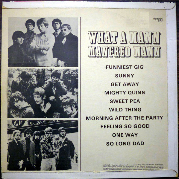 Manfred Mann : What A Mann (LP, Comp)