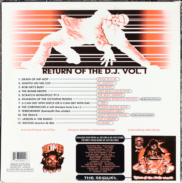 Various : Return Of The D.J. Vol. I (2xLP, Comp, RE)