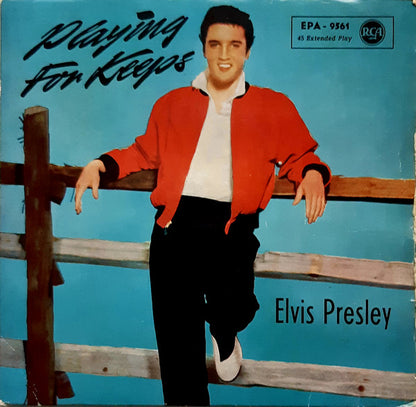 Elvis Presley : Playing For Keeps (7", EP, RE, S7 )