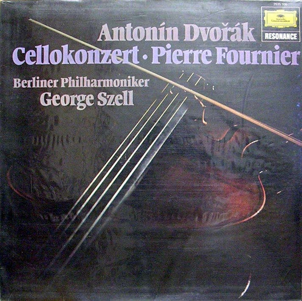 Antonín Dvořák - Pierre Fournier, George Szell, Berliner Philharmoniker : Cellokonzert (LP, RE)