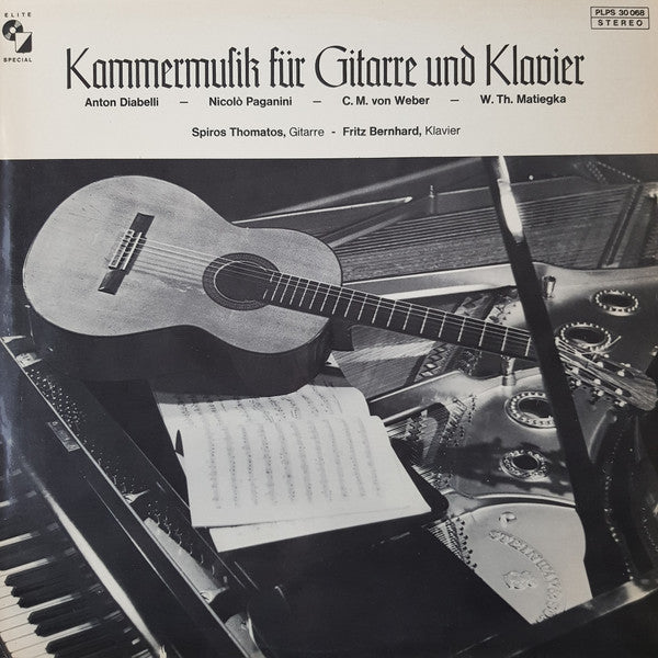 Anton Diabelli - Niccolò Paganini - Carl Maria von Weber - Wenzeslaus Matiegka / Spiros Thomatos - Fritz Bernhard : Kammermusik Für Gitarre Und Klavier (LP)