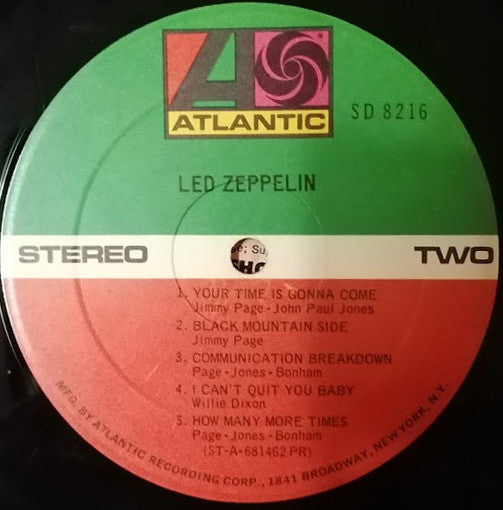 Led Zeppelin : Led Zeppelin (LP, Album, Pre)