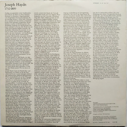 Joseph Haydn, Regina Werner, Peter Schreier, Theo Adam, Solistenvereinigung des Berliner Rundfunks, Rundfunkchor Berlin Und Rundfunk-Sinfonieorchester Berlin, Helmut Koch : Die Schöpfung (2xLP)