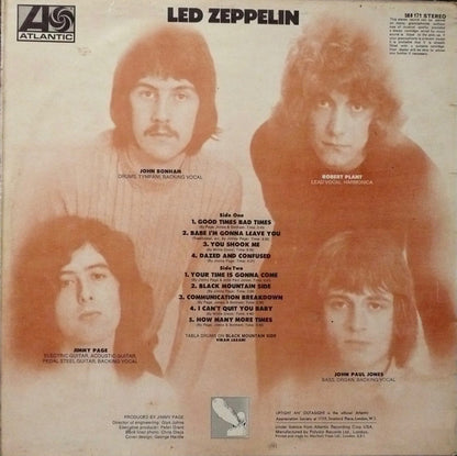 Led Zeppelin : Led Zeppelin (LP, Album, Ver)