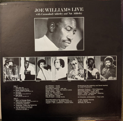 Joe Williams : Joe Williams Live (LP, Album)