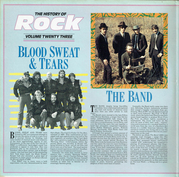 Blood, Sweat And Tears / The Band / Country Joe And The Fish / The Grateful Dead : The History Of Rock (Volume Twenty Three) (2xLP, Comp)