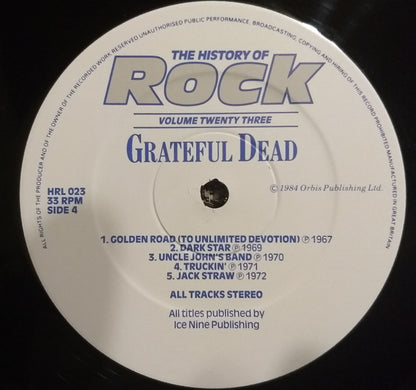 Blood, Sweat And Tears / The Band / Country Joe And The Fish / The Grateful Dead : The History Of Rock (Volume Twenty Three) (2xLP, Comp)