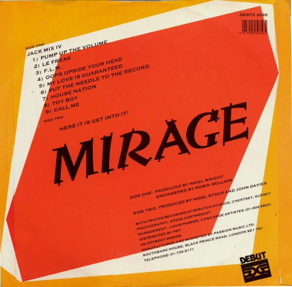 Mirage (12) : Jack Mix IV (12", P/Mixed)