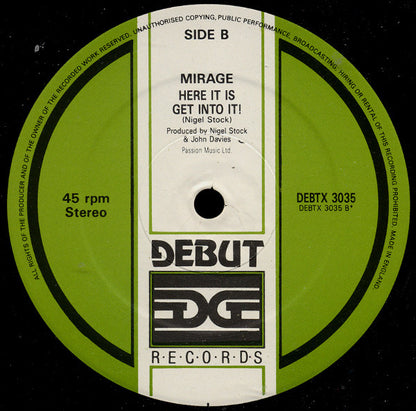 Mirage (12) : Jack Mix IV (12", P/Mixed)