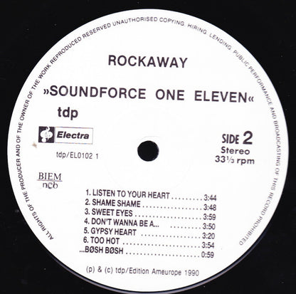 Rockaway (2) : Soundforce One Eleven (LP, Album)