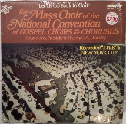 Mass Choir Of The National Convention Of Gospel Choirs & Choruses : Let Us Go Back To God (2xLP)
