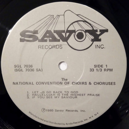 Mass Choir Of The National Convention Of Gospel Choirs & Choruses : Let Us Go Back To God (2xLP)