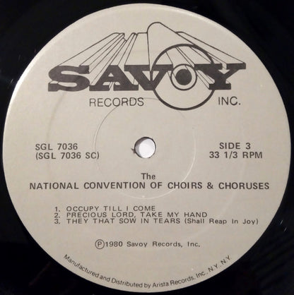 Mass Choir Of The National Convention Of Gospel Choirs & Choruses : Let Us Go Back To God (2xLP)