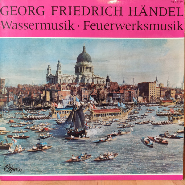 Georg Friedrich Händel, Camerata Academica Salzburg, Bernhard Paumgartner : Wassermusik / Feuerwerksmusik (LP)