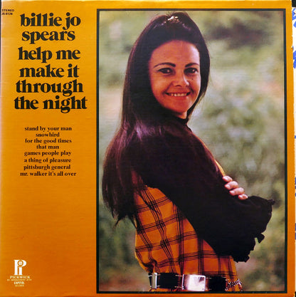 Billie Jo Spears : Help Me Make It Through The Night (LP, Album, RE)