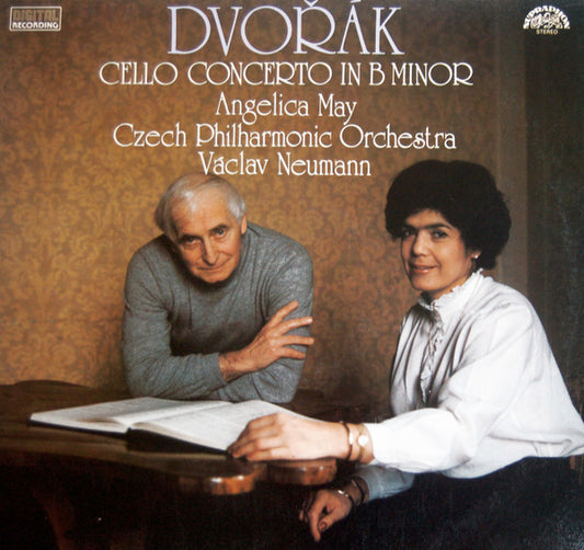 Antonín Dvořák, Angelica May, The Czech Philharmonic Orchestra, Václav Neumann : Cello Concerto In B Minor (LP, RP)