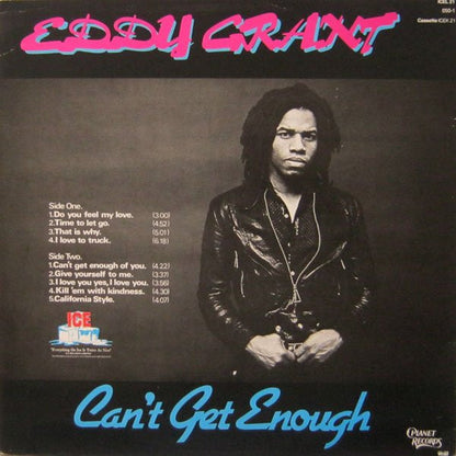 Eddy Grant : Can't Get Enough (LP, Album)