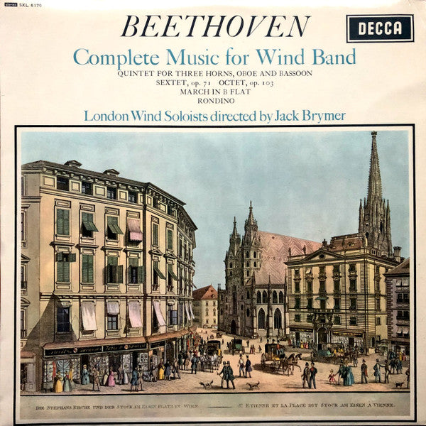 Ludwig Van Beethoven, London Wind Soloists Directed By Jack Brymer : Complete Music For Wind Band (LP, Album)