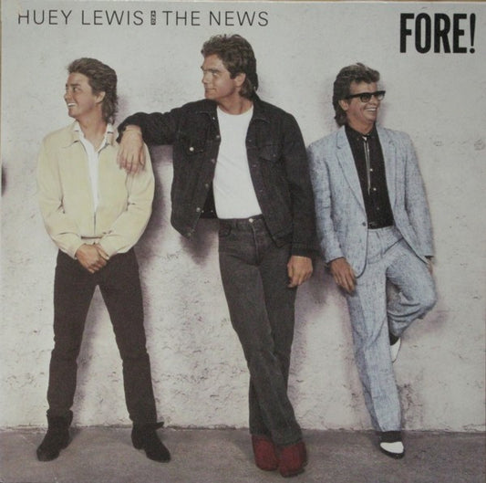 Huey Lewis & The News : Fore! (LP, Album, Bla)