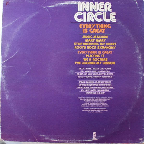 Inner Circle : Everything Is Great (LP, Album)
